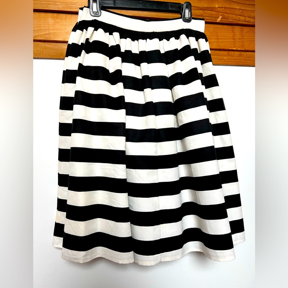 Black & white striped party skirt - from the original party skirt girls.
